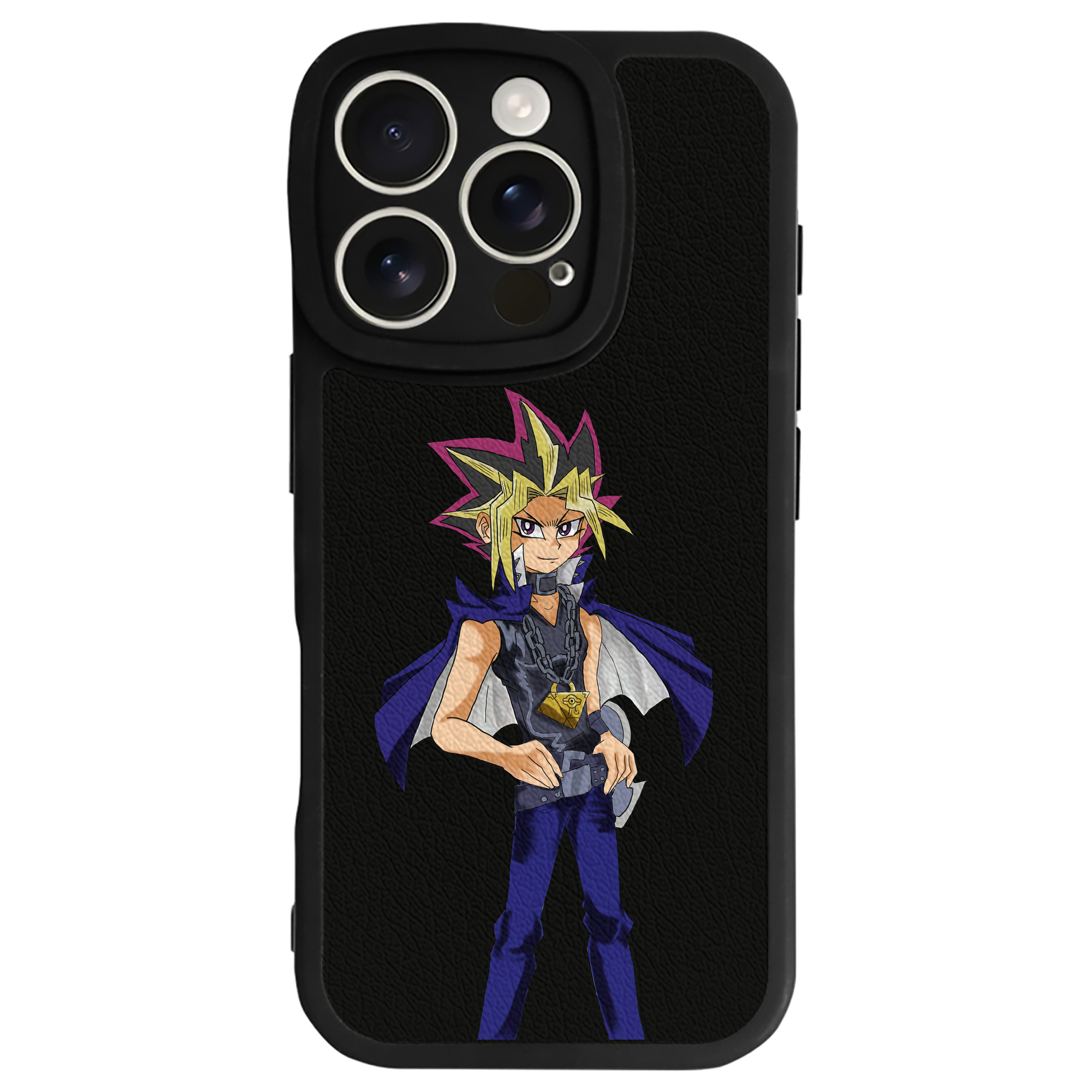 遊☆戯☆王 Yu-Gi-Oh! 【iPhone 16シリーズ対応】シリコンスマホケース（レザー調） 材質：シリコン